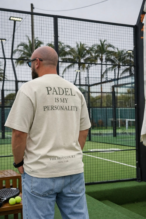 Padel Is My Personality T-Shirt — Vintage Cream