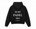 In My Padel Era Zip Hoodie – Black
