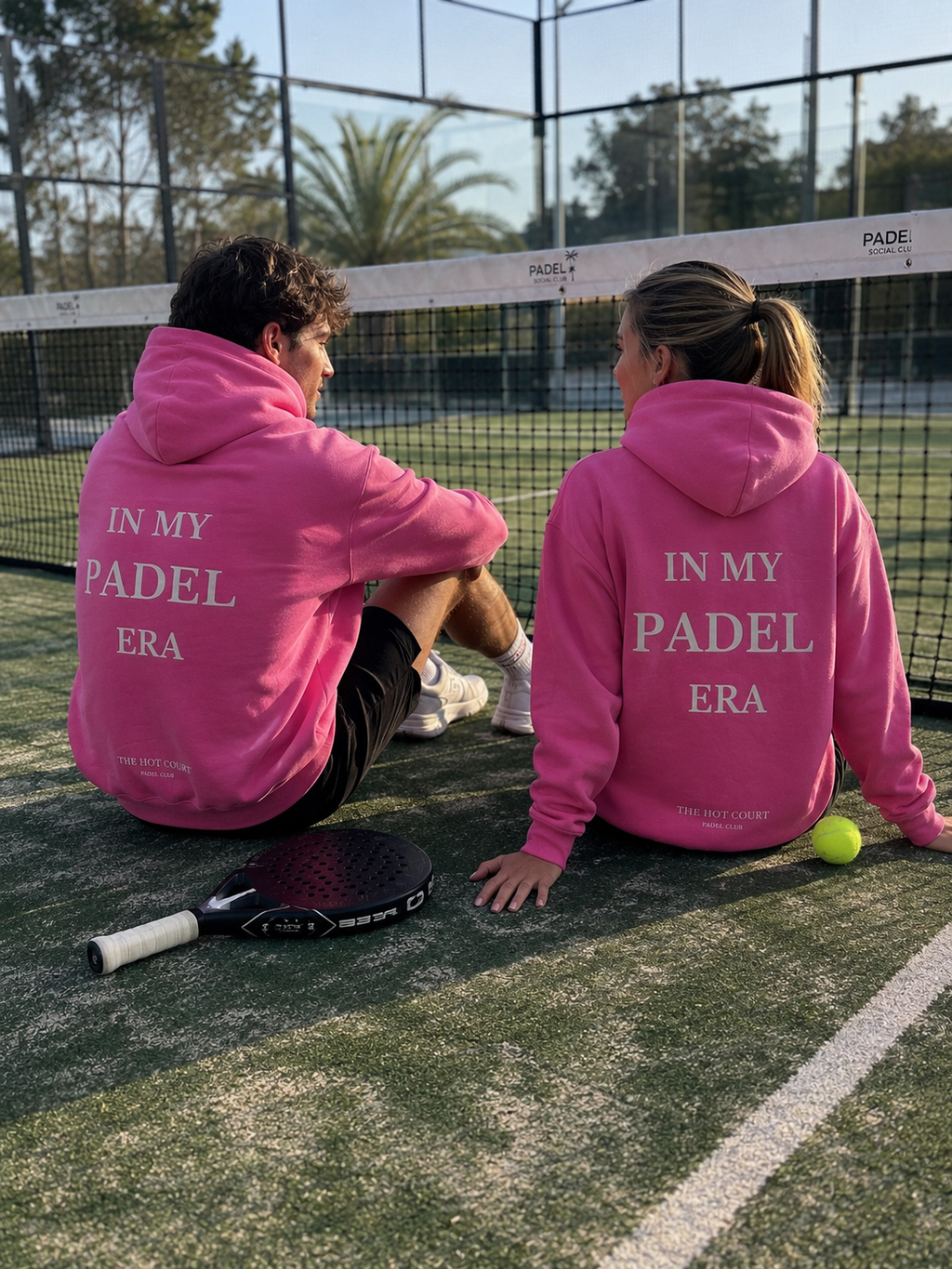 In My Padel Era Hoodie - Sunfade Pink