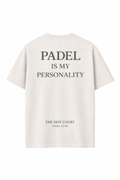 Padel Is My Personality T-Shirt — Vintage Cream