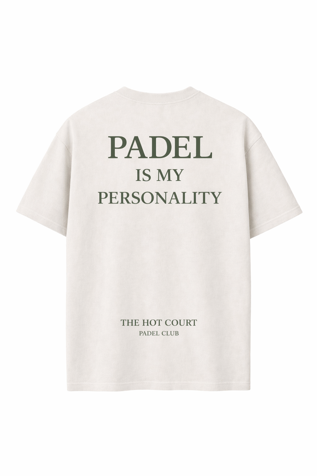 Padel Is My Personality T-Shirt — Vintage Cream