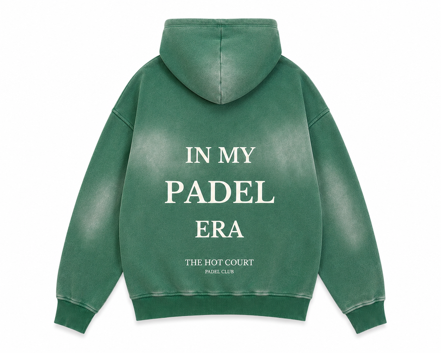 In My Padel Era Zip Hoodie – Sunfade Green