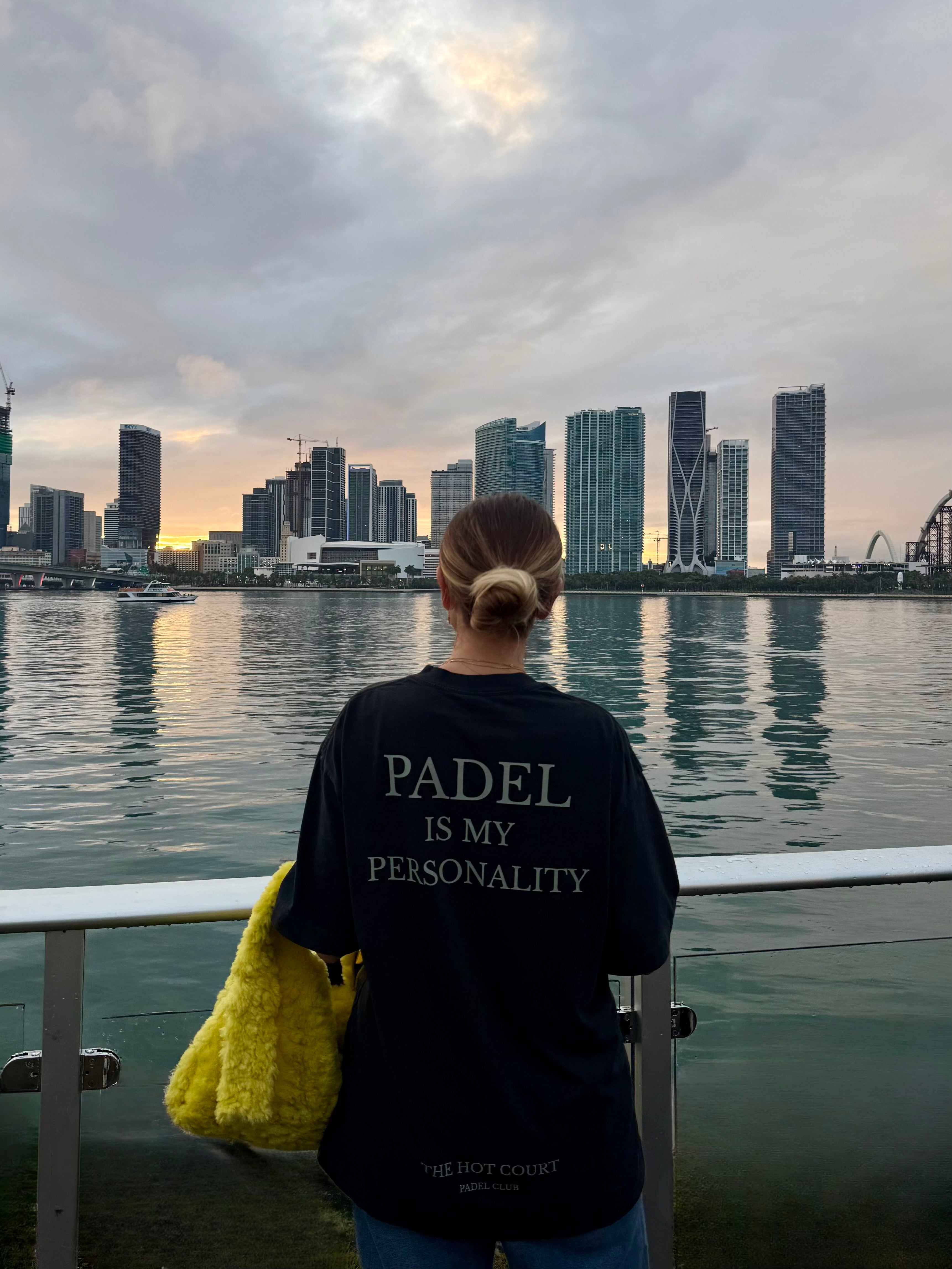 Padel Is My Personality T-Shirt — Vintage Black
